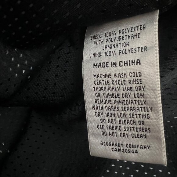 FootJoy DryJoys Breathable Golf Windbreaker Jacket Medium - N855‎ - Picture 7 of 9